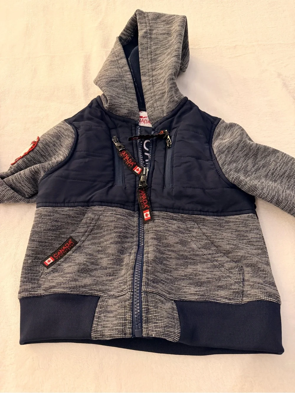 Toddlers Canada Weather Hooded Zip Jacket - size 4T